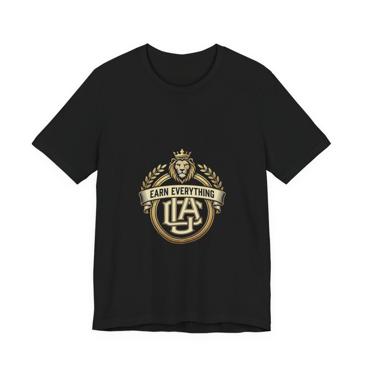 ICA Inner City Authentics Earn Everything Premium Black Tee t-shirt