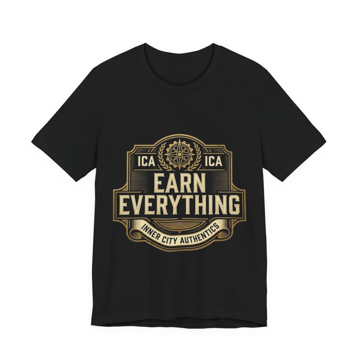 ICA No Shortcuts Varsity Tee — No. 07 t-shirt